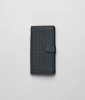 Bottega Veneta® Prusse Intrecciato Washed Lambskin Continental Wallet Bottega Veneta® Prusse Intrecciato Washed Lambskin Continental Wallet