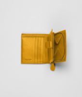 Bottega Veneta® Safran Intrecciato Nappa French Flap Wallet Bottega Veneta® Safran Intrecciato Nappa French Flap Wallet