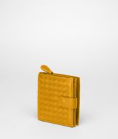 Bottega Veneta® Safran Intrecciato Nappa French Flap Wallet Bottega Veneta® Safran Intrecciato Nappa French Flap Wallet