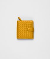 Bottega Veneta® Safran Intrecciato Nappa French Flap Wallet Bottega Veneta® Safran Intrecciato Nappa French Flap Wallet