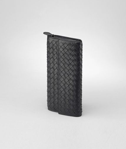 BOTTEGA VENETA - Ardoise Intrecciato Nappa Continental Wallet