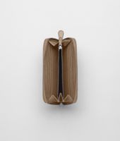 Bottega Veneta® Bronze Intrecciato Nappa Zip Around Wallet Bottega Veneta® Bronze Intrecciato Nappa Zip Around Wallet