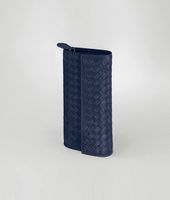 Bottega Veneta® Prusse Intrecciato Washed Lambskin Continental Wallet Bottega Veneta® Prusse Intrecciato Washed Lambskin Continental Wallet