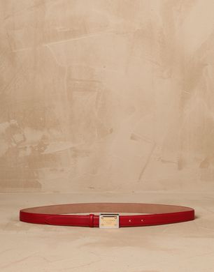 CALFSKIN PLAQUE BELT - Belts - Dolce&Gabbana - Winter 2014 CALFSKIN PLAQUE BELT - Belts - Dolce&Gabbana - Winter 2014