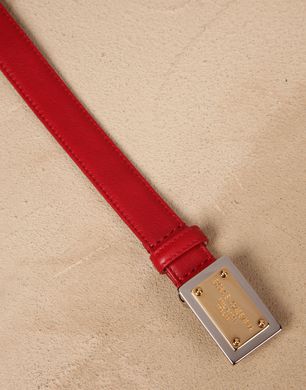 CALFSKIN PLAQUE BELT - Belts - Dolce&Gabbana - Winter 2014 CALFSKIN PLAQUE BELT - Belts - Dolce&Gabbana - Winter 2014