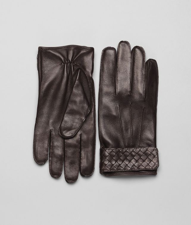 BOTTEGA VENETA Ebano Soft Nappa Gloves Scarf or Hat or Glove U fp