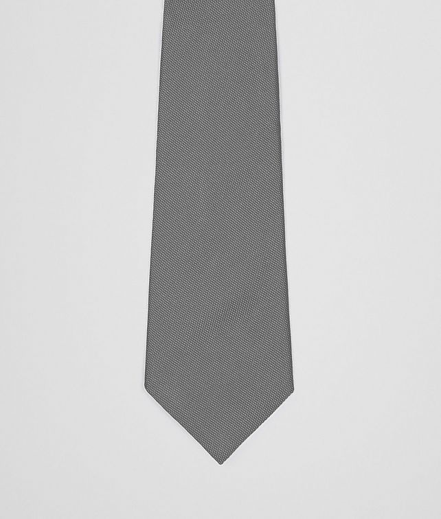 BOTTEGA VENETA Anthracite Silk Tie Tie or bow tie U fp