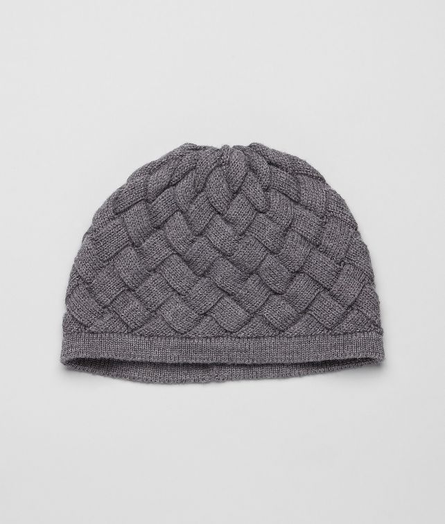 BOTTEGA VENETA Lead Wool Hat Scarf or Hat or Glove U fp