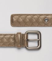 Bottega Veneta® Bronze Intrecciato Nappa Belt Bottega Veneta® Bronze Intrecciato Nappa Belt