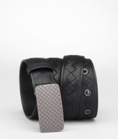 Bottega Veneta® Intrecciato Washed Vintage Calf Belt Bottega Veneta® Intrecciato Washed Vintage Calf Belt