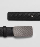 Bottega Veneta® Intrecciato Washed Vintage Calf Belt Bottega Veneta® Intrecciato Washed Vintage Calf Belt