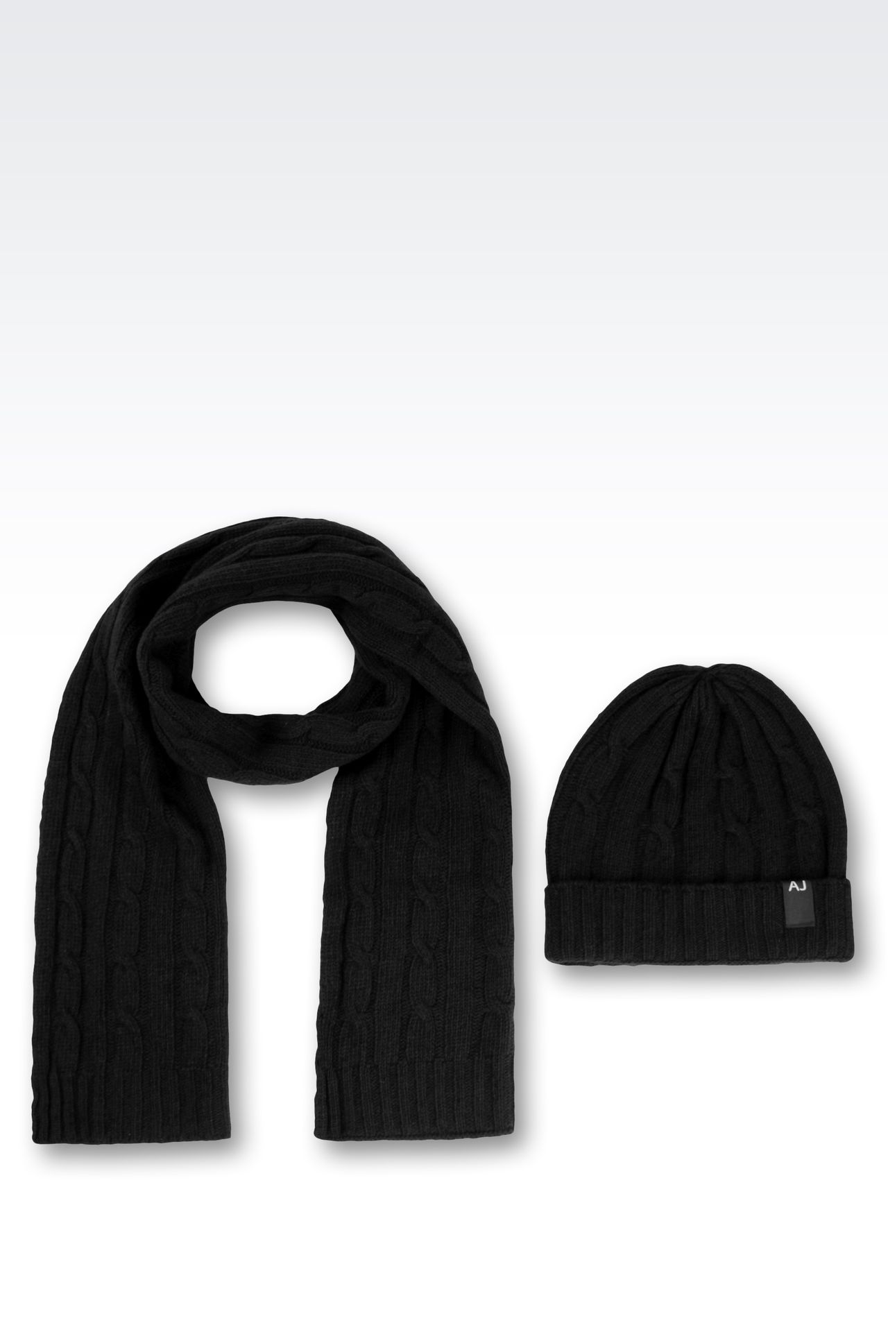 bonnet echarpe armani femme