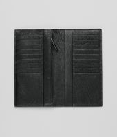 Bottega Veneta® Portefeuille continental Ardoise Antique en cuir d'autruche Bottega Veneta® Portefeuille continental Ardoise Antique en cuir d'autruche