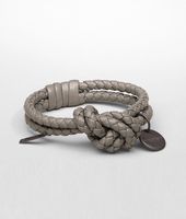Bottega Veneta® Fume Intrecciato Nappa Bracelet Bottega Veneta® Fume Intrecciato Nappa Bracelet