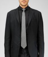 Bottega Veneta® Nero Blue Silk Tie Bottega Veneta® Nero Blue Silk Tie