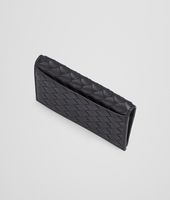 Bottega Veneta® Kartenetui aus VN-Leder Intrecciato Nero Bottega Veneta® Kartenetui aus VN-Leder Intrecciato Nero