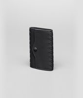 Bottega Veneta® Nero Intrecciato Nappa Key Case Bottega Veneta® Nero Intrecciato Nappa Key Case