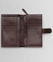 Bottega Veneta® Continental Portemonnaie aus Nappaleder Intrecciato Ebano Bottega Veneta® Continental Portemonnaie aus Nappaleder Intrecciato Ebano