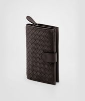 Bottega Veneta® Ebano Intrecciato Nappa Continental Wallet Bottega Veneta® Ebano Intrecciato Nappa Continental Wallet