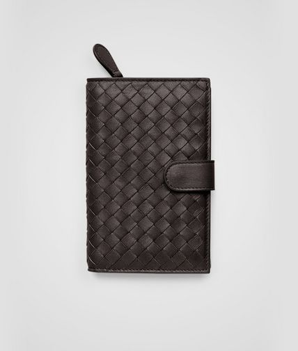 BOTTEGA VENETA - Ebano Intrecciato Nappa Continental Wallet