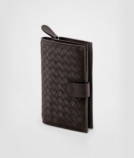 BOTTEGA VENETA - Ebano Intrecciato Nappa Continental Wallet