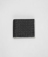Bottega Veneta® Brieftasche aus gewaschenem Nappaleder Intrecciato mit Vintage-Effekt Bottega Veneta® Brieftasche aus gewaschenem Nappaleder Intrecciato mit Vintage-Effekt