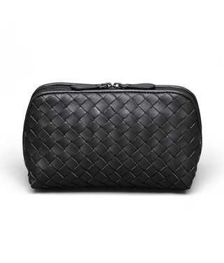 BOTTEGA VENETA - Nero Intrecciato Nappa Cosmetic Case