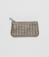 Bottega Veneta® Schlüsseletui aus Nappaleder Intrecciato Fume Bottega Veneta® Schlüsseletui aus Nappaleder Intrecciato Fume