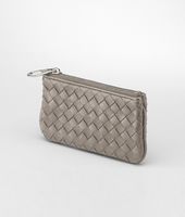 Bottega Veneta® Schlüsseletui aus Nappaleder Intrecciato Fume Bottega Veneta® Schlüsseletui aus Nappaleder Intrecciato Fume