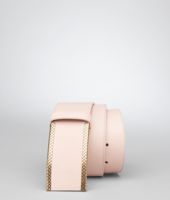 Bottega Veneta® Waxed Leather Metal Belt Bottega Veneta® Waxed Leather Metal Belt
