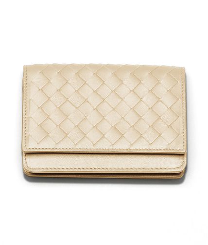 BOTTEGA VENETA - Kartenetui aus Nappaleder Intrecciato Antique