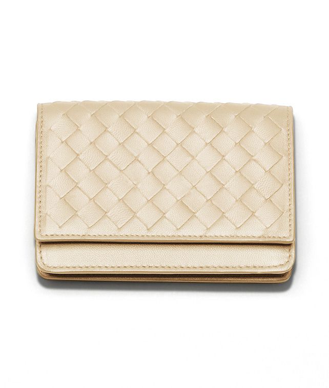 BOTTEGA VENETA Antique Intrecciato Nappa Card Case Card Case or Coin Purse U fp