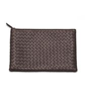 Bottega Veneta® Ebano Intrecciato Nappa Document Case Bottega Veneta® Ebano Intrecciato Nappa Document Case