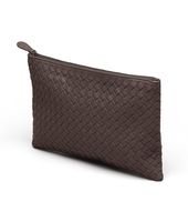 Bottega Veneta® Ebano Intrecciato Nappa Document Case Bottega Veneta® Ebano Intrecciato Nappa Document Case