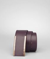 Bottega Veneta® Quetsche Waxed Leather Metal Belt Bottega Veneta® Quetsche Waxed Leather Metal Belt