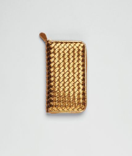 BOTTEGA VENETA - Portemonnaie aus Nappaleder und Ayers