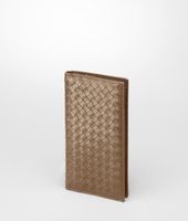 Bottega Veneta® Bronze Intrecciato Vachette Continental Wallet Bottega Veneta® Bronze Intrecciato Vachette Continental Wallet