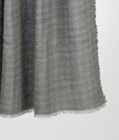 Bottega Veneta® Reseda Dark Grey Wool Silk Scarf Bottega Veneta® Reseda Dark Grey Wool Silk Scarf
