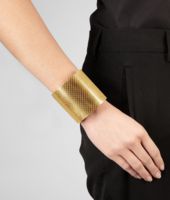 Bottega Veneta® Quetsche Waxed Leather Metal Bracelet Bottega Veneta® Quetsche Waxed Leather Metal Bracelet