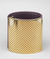 Bottega Veneta® Quetsche Waxed Leather Metal Bracelet Bottega Veneta® Quetsche Waxed Leather Metal Bracelet