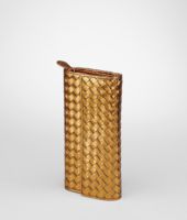 Bottega Veneta® Oro Bruciato Intrecciato Nappa Ayers Continental Wallet Bottega Veneta® Oro Bruciato Intrecciato Nappa Ayers Continental Wallet