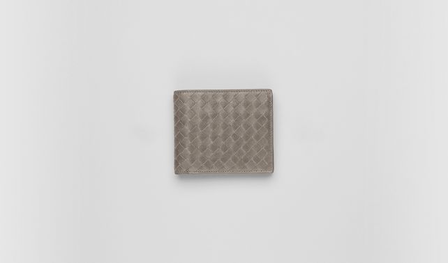BOTTEGA VENETA - Fume Intrecciato Washed Lambskin Wallet