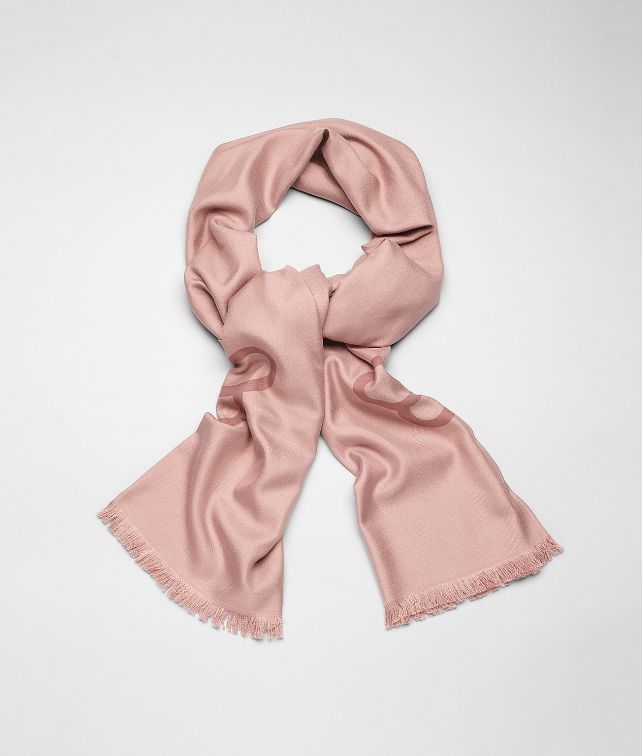BOTTEGA VENETA Petale Watteau Jaquard Silk Scarf Scarf or Hat or Glove E fp