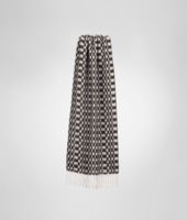 Bottega Veneta® Black Beige Cashmere Scarf Bottega Veneta® Black Beige Cashmere Scarf