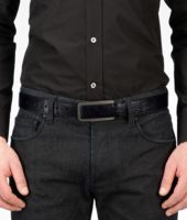 Bottega Veneta® Nero Soft Crocodile Belt Bottega Veneta® Nero Soft Crocodile Belt