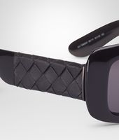 Bottega Veneta® Black Grey Acetate Eyewear BV 1000 Bottega Veneta® Black Grey Acetate Eyewear BV 1000
