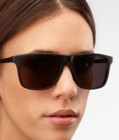 Bottega Veneta® Sonnenbrille aus Azetat Matte Black Blue Bottega Veneta® Sonnenbrille aus Azetat Matte Black Blue