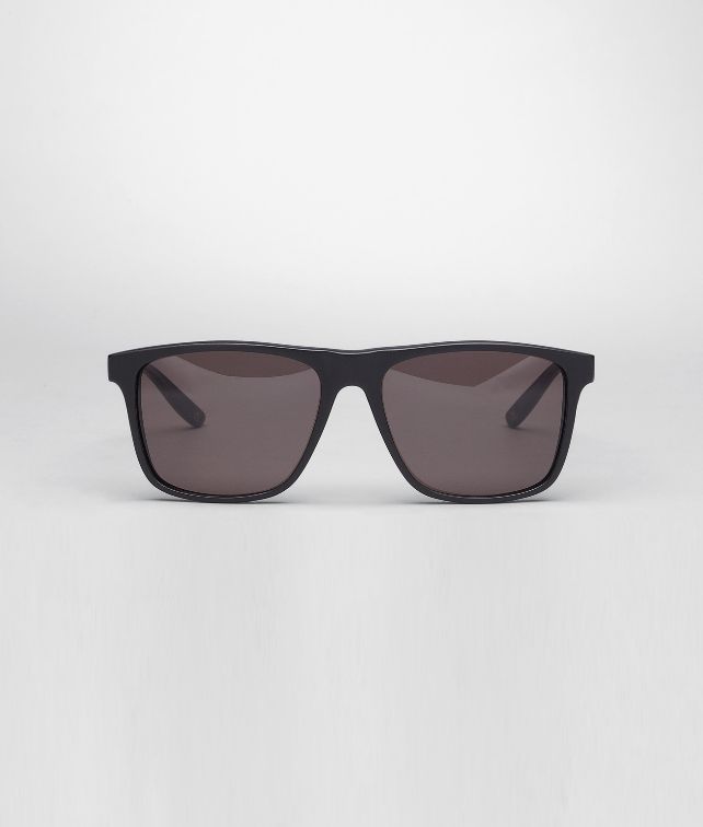 BOTTEGA VENETA Matte Black Blue Acetate Eyewear BV 249 Sunglasses E fp