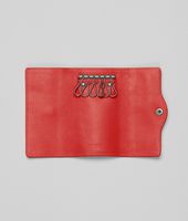 Bottega Veneta® Schlüsseletui aus Nappaleder Intrecciato New Red Bottega Veneta® Schlüsseletui aus Nappaleder Intrecciato New Red