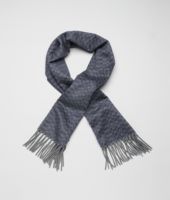 Bottega Veneta® Midnight Blue Grey Cashmere Scarf Bottega Veneta® Midnight Blue Grey Cashmere Scarf